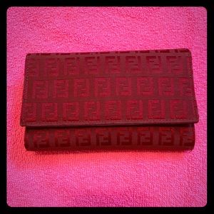 Red Fendi Wallet